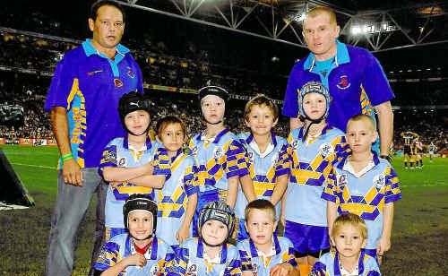 Gympie junior Devils players Angus Lanig, Conor Sutton, Finlay Richards, Nathan Skinner, Khaleb Chesson, Zac Hellmuth, Luke Venn, Kobie Nichols, David Kirkpatrick and Kane Haslam were joined by coach Ron Venn and team manager Noel Haslam in a trip to Brisbane. Gympie junior Devils players Angus Lanig, Conor Sutton, Finlay Richards, Nathan Skinner, Khaleb Chesson, Zac Hellmuth, Luke Venn, Kobie Nichols, David Kirkpatrick and Kane Haslam were joined by coach Ron Venn and team manager Noel Haslam in a trip to Brisbane.